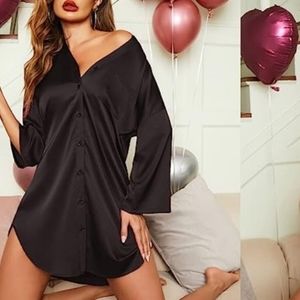XXL Silk Sleep wear gown New